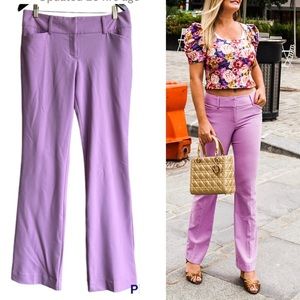 New York & Co 7th avenue dressy pants Lilac size 6